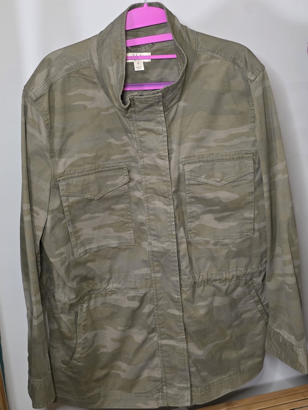 Style & Co Camo Utility Jacket - Picture 3 of 10
